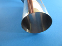 #22 x 2" Electric Meat Grinder Freezer Bag Stuffing Tube & Burger size disc