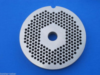 #22 x 1/8" holes STAINLESS Meat Food Grinder Plate Disc Hobart TorRey LEM etc replaces Hobart 00-016430-00002