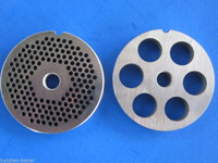 #12 Meat Grinder plate disc knife 1/8" & 5/8" COMBO SET Hobart LEM Cabelas etc