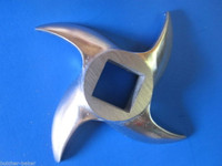 #12 Meat Grinder plate disc knife 1/8" & 3/8" COMBO SET Hobart LEM Cabelas etc