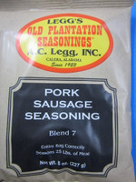 CASE PRICE Legg Blend #7 Mild Breakfast Sausage Seasoning for 600 lbs Beef Venison Pork