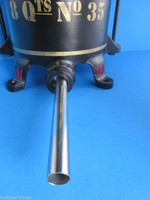 1/2" (13 mm) tube Stainless Steel sausage stuffer tube funnel for Enterprise or Chop Ritepress