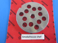 #22 x 1/2" (12mm) COARSE SAUSAGE GRIND holes for meat grinder.  MADE IN ITALY