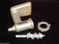 3/16" TYPICAL BURGER plate for VINTAGE KitchenAid Mixer Metal Meat Grinder 