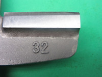 *The Jefe*  Super strong size #32  Meat Grinder Knife for large, commercial grade meat grinders.  Hobart, Biro, Berkel, others.