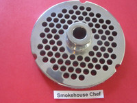  #32 x 1/4" (6mm) Large burger GRIND MEAT w/HUB Meat Grinder Plate ITALY