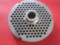  #42 x 1/4" (6mm) BURGER GRIND MEAT w/HUB Meat Grinder Plate AND HEAVY DUTY KNIFE