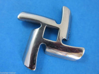 5/16" Meat Grinder plate disc & knife for Waring Pro, Back to Basics & Oster