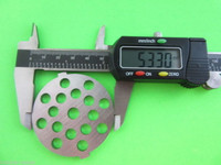 5/16" Meat Grinder plate disc & knife for Waring Pro, Back to Basics & Oster