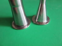 COMBO SET**  12" EXTRA LONG Sausage Stuffing Horn Tube 3/8" & 3/4" for Enterprise cast iron stuffer