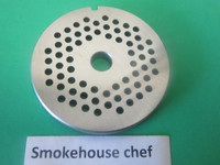 4 pc. SET 1/8", 1/2" and  5/8" GRIND HOLES for KitchenAid KSMMGA meat grinder PLUS NEW KNIFE