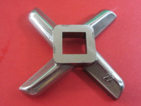 #22 x  (2mm) MINCED FINE GRIND holes AND KNIFE for meat grinder.  MADE IN ITALY