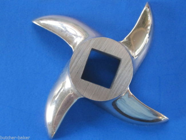 32 x 1/8" w/ HUB Meat Grinder Plate & KNIFE for Hobart Weston LEM