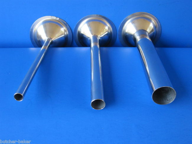 32 Sausage Stuffer Meat Grinder Tube + Kidney Plate for Hobart LEM