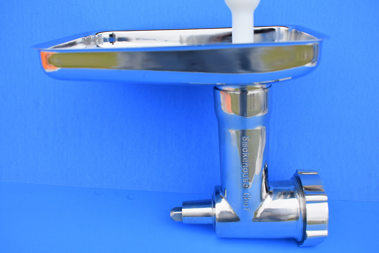 Smokehouse Chef Meat Grinder Attachment for KitchenAid