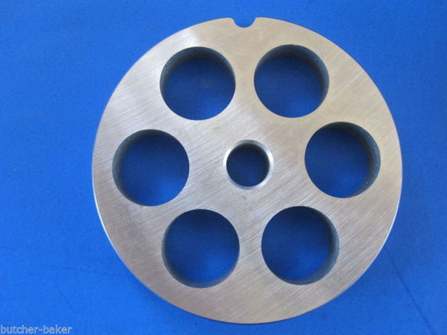 3pc 22 Meat Grinder plate disc knife 1/2" & 3/4" SET Hobart LEM