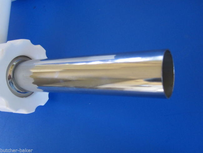 3Pak Sausage Stuffing tubes for Kitchenaid Mixer Meat Grinder STAINLESS STEEL Smokehouse Chef