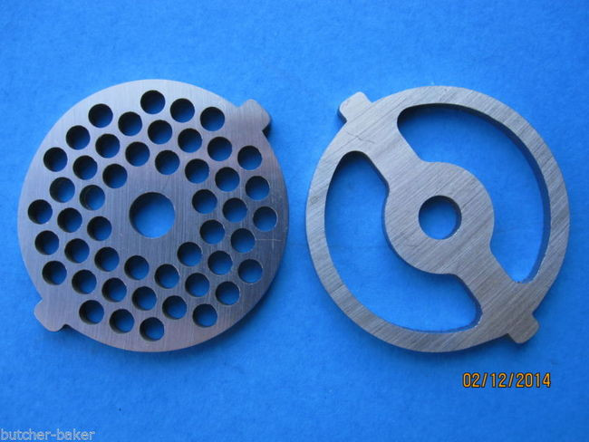 2 pc Meat Grinder sausage plate for new style FGA KitchenAid Mixer Food