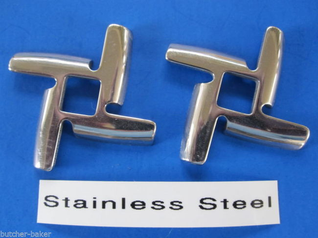 *TWO* SUPER SHARP KNIVES for Deni Meat Grinder Smokehouse Chef