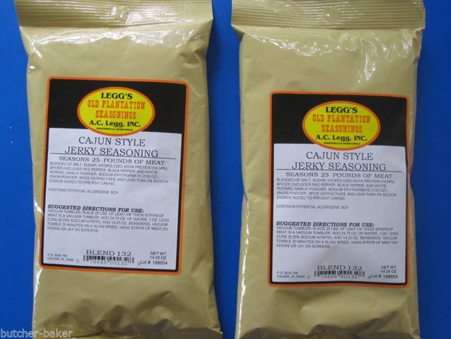 *NEW* Cajun style Jerky Seasoning for 50 LBS of Homemade Venison Beef
