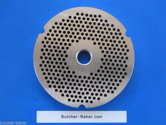 32 COMBO SET Meat Grinder Plates & Knife for Hobart LEM Cabelas etc