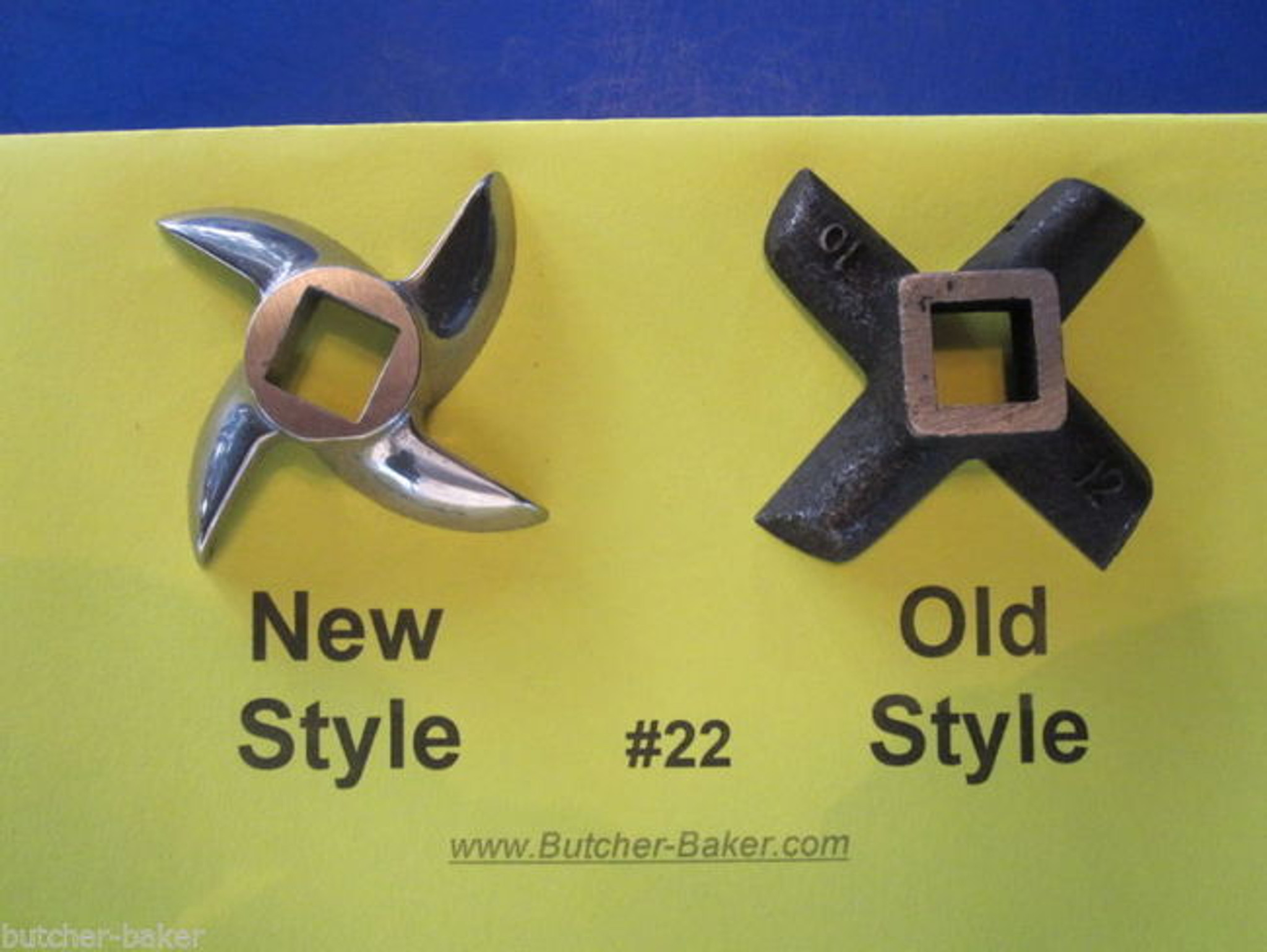 22 NEW STYLE Meat Grinder Chopper Mincer Knife Blade Smokehouse Chef