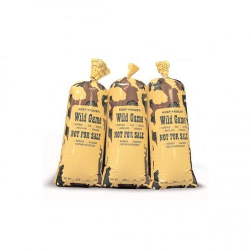 CAMO Freezer Bags. CASE of 1000 ct. 1Lb capacity for all wild game