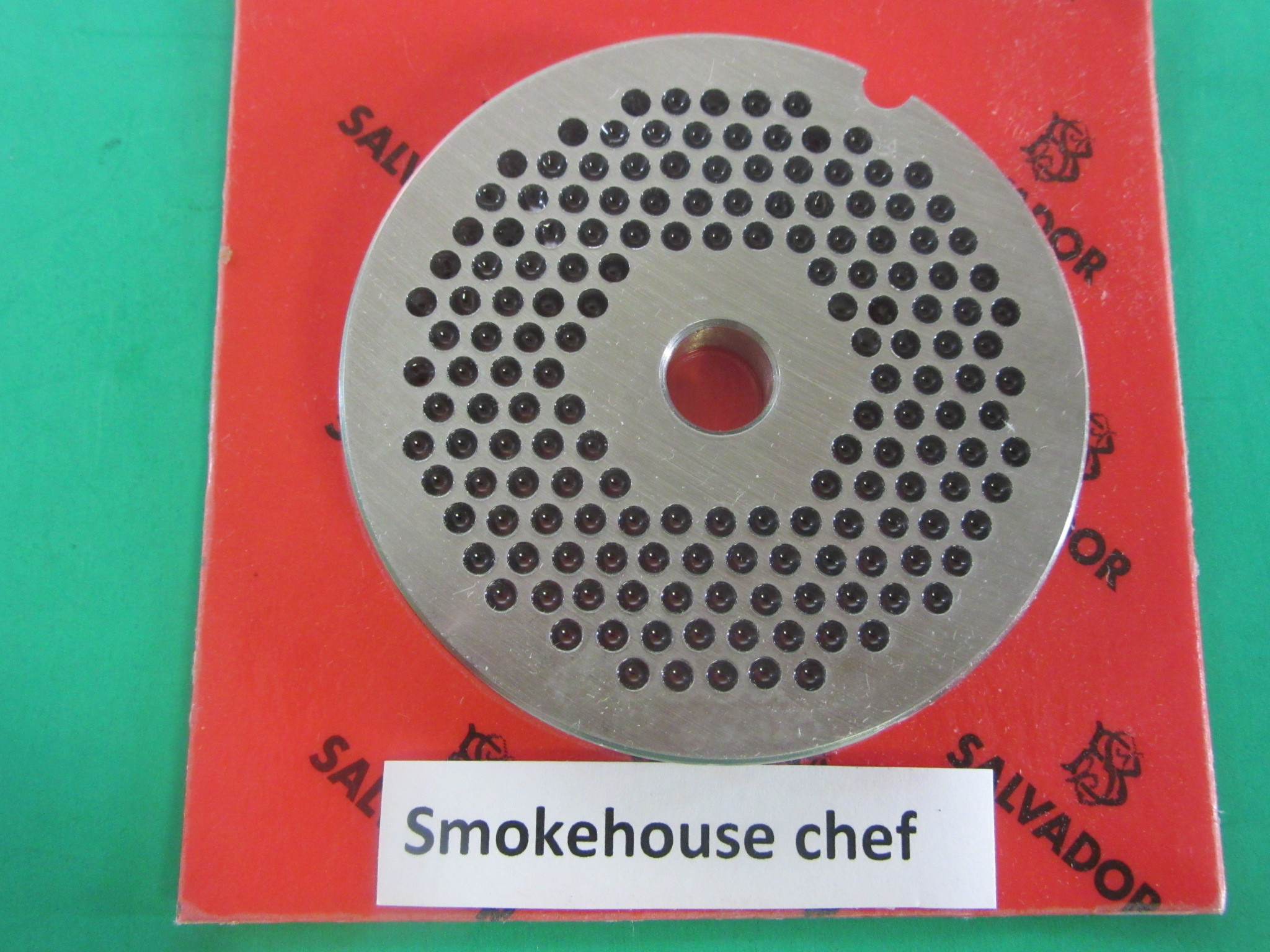 12 x 1/8" (3mm) SMALL holes meat grinder disc plate MADE IN ITALY