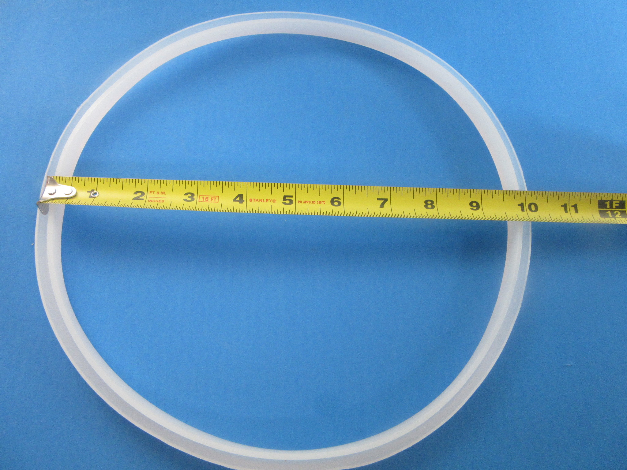 EXTRA LARGE 10 INCH Rubber Gasket Seal for 15L 30 lb + Sausage Stuffer