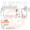 45L Stainless Steel Header Feed and Expansion Tank FT45 Kit Float Valve and Plastic Float | G2 Tech - Tech