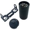 Motor Start Capacitor 72–88 µF 250VAC with End Cap, Mounting Bracket & Discharge Resistor