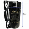 Motor Start Capacitor 88–108 µF 250VAC with End Cap, Mounting Bracket & Discharge Resistor - Face