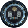 Motor Start Capacitor 145–174 µF 250VAC with End Cap, Mounting Bracket & Discharge Resistor - Top