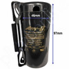 Motor Start Capacitor 270–324 µF 250VAC with End Cap, Mounting Bracket & Discharge Resistor - Face