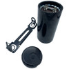 Motor Start Capacitor 108–130 µF 330VAC with End Cap, Mounting Bracket & Discharge Resistor