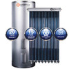 Evacuated Tube Solar Hot Water | Stainless Steel Electric | 250Lt 10 Tube - Warranty