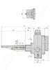 SIT 610 AC3 DUX Gas Control Valve Gas Hot Water Replacement - Dimensions Elevation