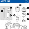 Aquablend 5-Year Upgrade Service Kit ATMS 242 for Enware Thermostatic Blending Valve - Main