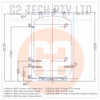 G2 TECH 2000LT Hot Water Storage Tank Duplex Stainless Steel Commercial Grade - Side Elevation