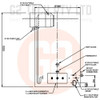 G2 TECH DHRF 550L Dairy Hot Water Heater Duplex Stainless Steel Rapid Flow Electric - Side Elevation
