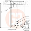 G2 TECH DHRF 650Lt Dairy Hot Water Heater Duplex Stainless Steel Rapid Flow Electric 3 x 3kW Elements 1 x 3.6kW Booster - Side Elevation