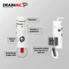 DrainVac Commercial Central Ducted Vacuum Cleaner System Pneumatic Separator - Features