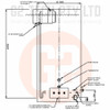 G2 TECH DHRF 1250Lt Dairy Hot Water Heater Duplex Stainless Steel Rapid Flow Electric 3 x 6kW Elements 1 x 6kW Booster - Side Elevation