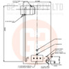 G2 TECH DHRF 1250Lt Dairy Hot Water Heater Duplex Stainless Steel Rapid Flow Electric 3 x 6kW Elements 1 x 6kW Booster - Side Elevation