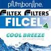 Coolbreeze Evaporative Cooler FILCEL Pads Suits Model PR65 Two Pad Set @ plumbonline