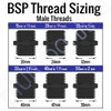 Hot Water Immersion Heating Element Incoloy Screw In Type 2 inch BSP - 2400 Watts - Sizing