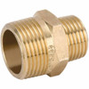 Screwed DR Brass Hexagon Nipple  Reducing 50mm x 20mm BSP Watermarked PN. AW697