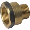 Screwed DR Brass Adaptor Reducing 50FI x 40MI BSP Watermarked PN. AW485