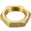 Screwed DR Brass Lock Nut 25mm BSP Watermarked PN. AW5002