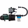 DAB Jetcom 62NXT Pressure Pump Surface Mounted with Automatic Controller, Maxijet Hyjet Water Pump Pre Filter WF1A and Hose